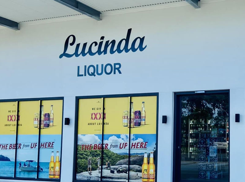 Beer, wine and spirits at the Lucinda Hotel bottleshop
